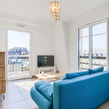 Le Coquillage - Centre, Parking Prive דוביל